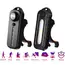 New Rechargeable Shoulder Worklight LED Red Blue Flashlight Vest with Clamp USB Charging Lantern Flashlight Running Outdoor