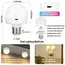 HPH LED Light Bulb Rechargeable Party Lighting Remote Control Light with Timer Dimmable RGB Light Decorative Wireless Wall Lamp