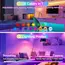 HPH LED Light Bulb Rechargeable Party Lighting Remote Control Light with Timer Dimmable RGB Light Decorative Wireless Wall Lamp