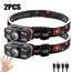 USB Rechargeable LED Headlamp Portable Light with Built in Battery 6 Lighting Modes Fishing Head Torch Outdoor Camping Lantern