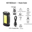 Portable COB Magnetic Work Light Rechargeable LED Flashlight Super Bright Camping Waterproof Car Repair Lamp with Brackets