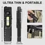1100LM Super Bright Tactical Flashlight Dual Switch Control EDC Rechargeable Waterproof Emergency Lamp9 Lighting Modes UV Light
