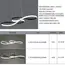 Modern Kitchen Island Pendant Lights Bar Table Dining Room Decor Hanging Lights Remote Dimming Kitchen Led Cord Pendant Lamp