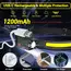 Induction Headlamps COB LED Sensor Head Lamp Built-in Battery Flashlight USB Rechargeable Head Torch 5 Lighting Modes Headlight