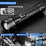 Aluminum Alloy Rechargeable Flashlight High Power Waterproof  Torch Light Zoomable with Storage Box Handheld Flash Lights