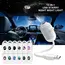 New HD Smart Starry Sky Projector Night Light USB Plug And Play 360° Adjustable Galaxy Atmosphere Lamp For Car Interior Bedroom