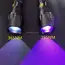 Zoom UV LED Flashlight 365nm 395nm Invisible Ink Marker Cat Dog Urine Tinea Ore Money Scorpion Fluorescence Light Use AAA 18650