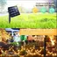 1/2pcs Solar String Lights 100 LED Waterproof 8 Lighting Modes for Courtyard Garden Tree Party Christmas Halloween Decorations