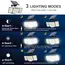 238/328 LED Solar Lamp Outdoor 348Wall Lamp IP65 Waterproof Spotlights Lamp Motion Sensor Solar 3 Mode Street Light Garden Decor