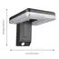 Solar Wall Light with 120° Foldable Head, Remote Infrared Sensing 3 Lighting Modes IP65 Waterproof Efficient Solar Panel