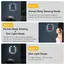 Solar Wall Light with 120° Foldable Head, Remote Infrared Sensing 3 Lighting Modes IP65 Waterproof Efficient Solar Panel