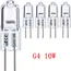 1/5/10/20pcs Halogen Bulb JC Bi-Pin LED Warm White Replace LED Capsule Lamp Halogen Bulbs Light G4 12V 5W 10W 20W 35W 50W﻿