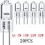 1/5/10/20pcs Halogen Bulb JC Bi-Pin LED Warm White Replace LED Capsule Lamp Halogen Bulbs Light G4 12V 5W 10W 20W 35W 50W﻿