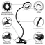 48 LED USB Book Light Clip Desk Lamp Reading Light With 3Color Mode 10 Brightness Dimmer 360° Flexible GooseneckBed Night Lamp