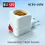 2~1PCS E27 EU/US/AU Plug LED Light Lamp Bulbs Socket Base Holder  Edison Light Bulb Adapter ON/OFF Switch Lighting Accessories