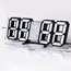3D LED Digital Clock Wall Decoration Glow Night Mode Decoration for Bedroom Adjustable Electronic Watch Room Decor Aesthetics