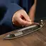 Fashionable Small Boat Incense Burner Fishing Old Man Style Incense Burner Home Indoor Sandalwood Incense Insert Incense Burner