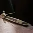 Fashionable Small Boat Incense Burner Fishing Old Man Style Incense Burner Home Indoor Sandalwood Incense Insert Incense Burner