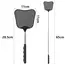 Long Handle Telescopic Fly Swatters Durable Plastic Heavy Stainless Duty Flyswatter Anti Slip Handle Mosquito Repellent Tools