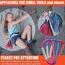 100Pcs New Aluminum Alloy Carabiner Outdoor Spring Snap Clip Water Bottle Hooks Keychain Climbing Camping Hiking Quickdraws Tool
