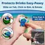 1/3/6/12pcs Multi Colored Beverage Can Opener and Protective Lid - Always on and off - Suitable for Parties, barbecu, and beach