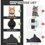 Cat Collar Compatible with Apple Airtag with Bell Adjustable Safety Buckle Reflective GPS Collar for Kittens Puppies 7-12In