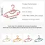 5-50Pcs Baby Hangers Plastic Kids Clothes Storage Hanger for Nursery Children Hangers Toddler Infant Portable Coats Home Rack