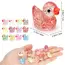 ~Glitter Miniature Resin Duck Mini Tiny Ducks for DIY Garden Micro Landscape Aquarium Potted Dollhouse Decoration Decor