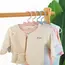 5-50Pcs Baby Hangers Plastic Kids Clothes Storage Hanger for Nursery Children Hangers Toddler Infant Portable Coats Home Rack