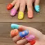 5pcs/Lot Multifunctional Silicone Thimbles Hollowed Out Breathable Protective Finger Sleeve DIY Crafts Sewing Accessories