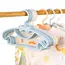 5-50Pcs Baby Hangers Plastic Kids Clothes Storage Hanger for Nursery Children Hangers Toddler Infant Portable Coats Home Rack