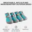 Dog Shoes Non-Slip Soles Thick Plush Protection Paw Pet Shoes Warm For Dog Non-Slip Dog Shoes Breathable Climbing Pets Booties