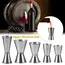 Dual Shot Measure Cup Stainless Steel Measure Jigger Cocktail Mug Drinking Spirit Barware Kitchen Gadgets Bar Tools