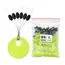 60/120PCS 10/20 Group Set Rubber Silicon Space Bean Sea Carp Fly Fishing Black Rubber Oval Stopper Fishing Float Fishing Bobber
