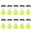 60/120PCS 10/20 Group Set Rubber Silicon Space Bean Sea Carp Fly Fishing Black Rubber Oval Stopper Fishing Float Fishing Bobber