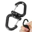 Double Clip Carabiner Outdoor Hook Clip Multi-Use Outdoor S Chain Hooks Portable Backpack Locking Hooks With 360 Degree Swivel