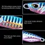 10PCS Japen Metal Cast Jig Set Spoon 10g-40g Trolling Hard Bait Bass Fishing Boat Tackle Trout Jigging Lure Jigs Saltwater Lures