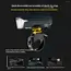 Bicycle Light Portable Bike Light IPX6 Flashlight Aluminum Front Lamp Type-C Charging MTB Road Cycling Highlight