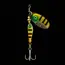 LUSHAZER Fishing Spinner Bait 9g Spoon Lure Metal Baits Treble Hook Isca Artificial Fish Wobbler Feeder Carp Spinnerbait