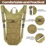 Sport Hydration Pack Backpack Water-proof Nylon Water Bag with 3 Liter Bladder for Hiking Cycling Climbing