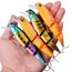 Multi Section Sea Bass Hard Fishing Lures 3D Eyes 1PCS Crankbaits Minnow Swimbait Fake Hard Bait Artificial Wobblers Carp Tackle