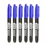 6 PCS Permanent Marker Pen Manga Drawing Markers Black Blue Red Waterproof Ink Sketch Pens Stationery Art School Supplies