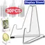 1-30PCS Clear Acrylic Coin Display Stand Holders Small Easel Rack Trading Card Holder Support for Kpop Idol Card Organizer