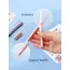 1pc Mini Portable Scissors Paper Cutter Knife 2 In 1 Multifunctional Pocket Pen Shape Scrapbooking Carving Cutting Art Tools