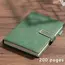 Vintage A5 leather notebook with personalized soft cover - perfect for business meetings and college life