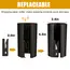 HORN Sliding Wrapping Paper Cutter - Easy-Glide Gift Wrap Trimmer for Christmas & Birthdays, Durable ABS，, Orange/Black