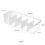 Transparent Data Cable Organizer Case Classification Dustproof Card Organizer with Lid Clutter Collection Box for Office Home
