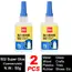 Deli 502 Super Glue Professional Strong Fast Instant Adhesive Cyanoacrylate Hardware Metal Cars Wood Craft Hobby Seconds Bond