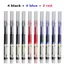 3-5Pcs Straight Liquid Gel Pen Quick-drying, Large-capacity 0.5mm Black Blue Ink for Writing School Office Stationery Supplies