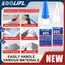 7PCS 495 LOOLIFL Super Glue Plastic Professional Adhesive TransparentCyanoacrylate Glue Fast Drying OdorlessLongLasting Bonding